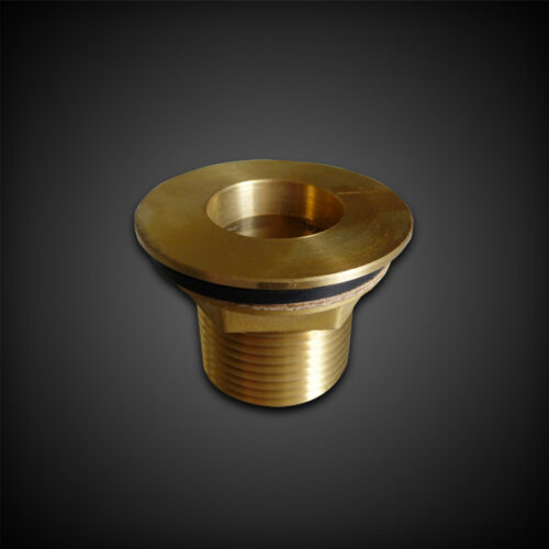 image of 1inch Brass Drain for use in infinity stainless equipment