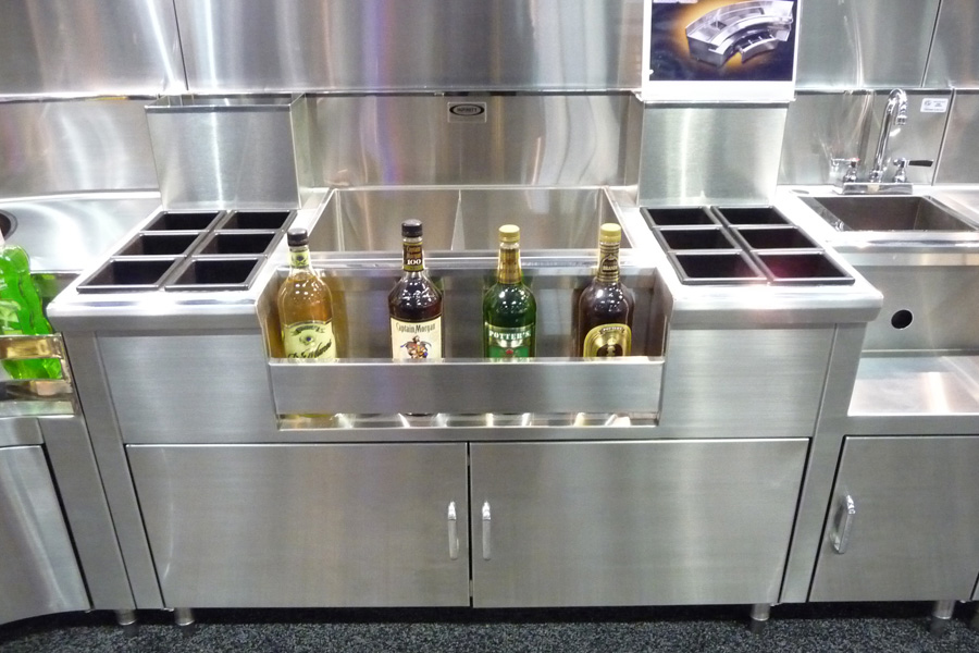 image of ice chest at NAFEM trade show booth