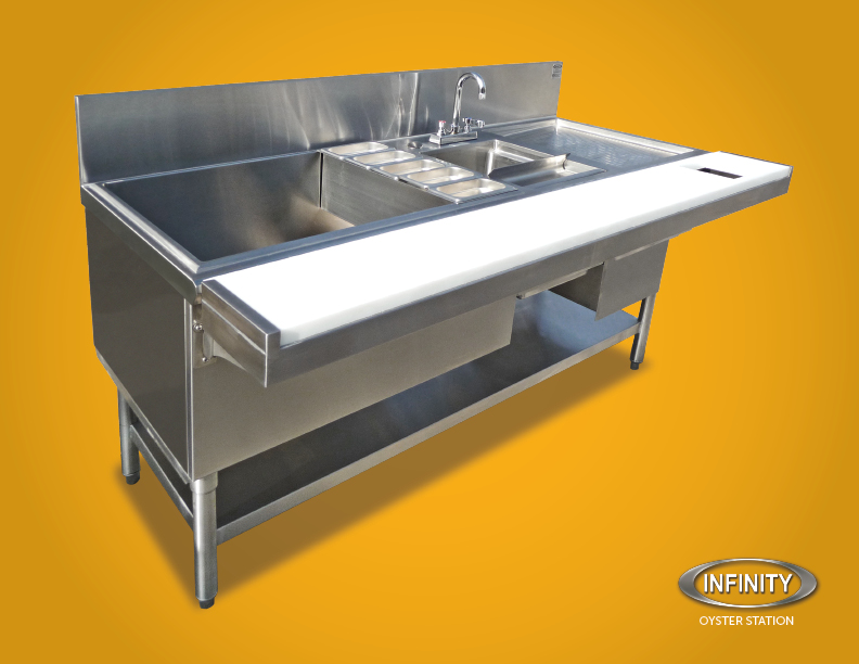 Oyster Station image on yellow background